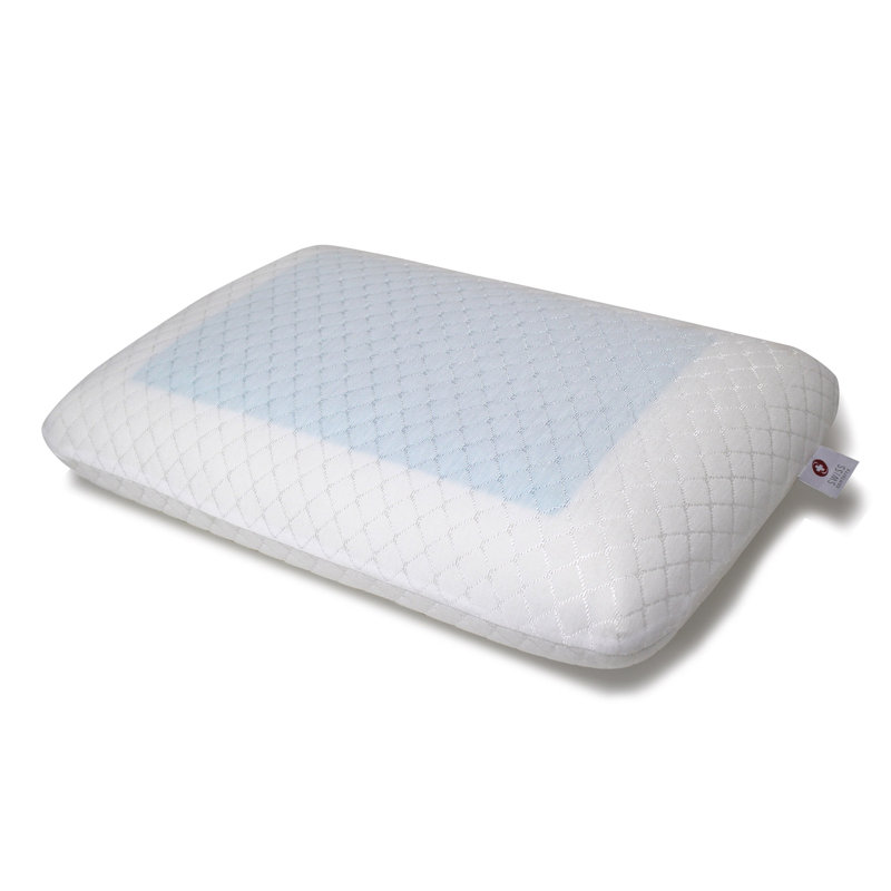 Swiss Comforts Gel Medium Memory Foam Cooling Bed Pillow & Reviews